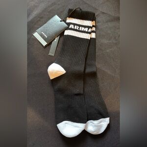 Black and White Men's Socks one pair